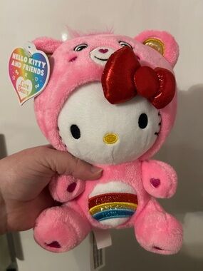 Hello Kitty/Care Bears Collab Stuffy